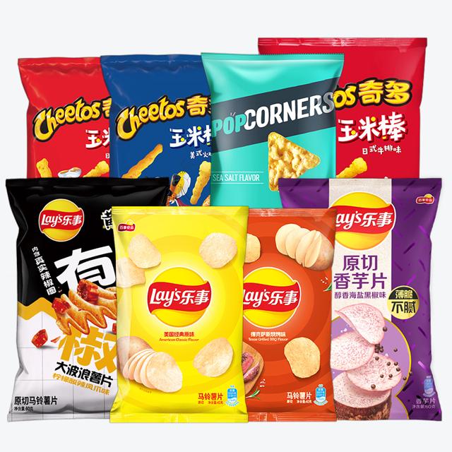 乐事薯片多口味零食大礼包