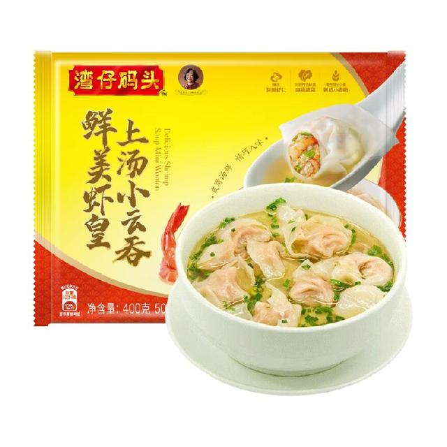 88VIP：湾仔码头 鲜美虾皇上汤小云吞 400g