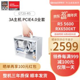Gintol 京特尔 DIY主机（R5-5600、16GB、500GB、RX 6500XT）