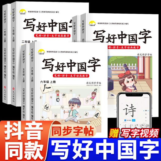 抖音同款 2023写好中国字字帖（各年级）