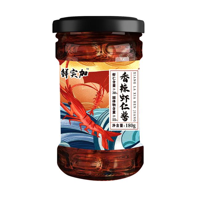 降价 鲜实加 虾仁酱2瓶装