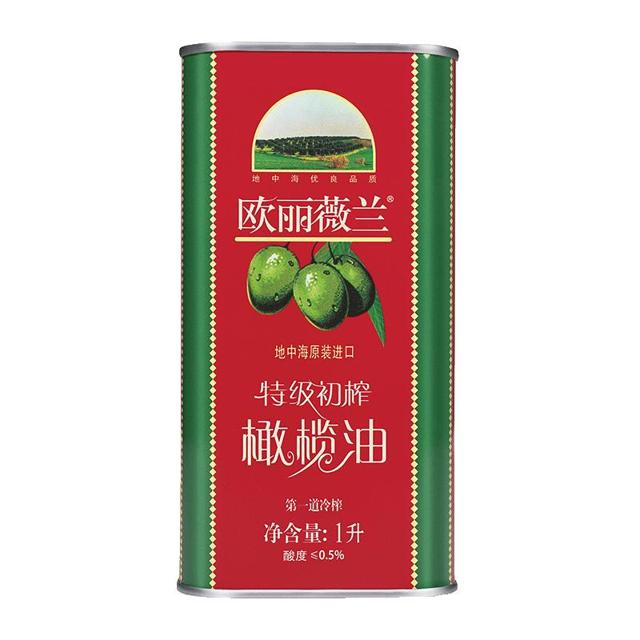88VIP：欧丽薇兰 特级初榨橄榄油 1L