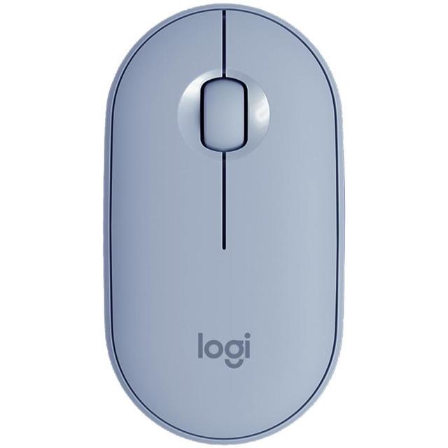 logitech 罗技 官方旗舰店罗技Logitech pebble办公无线蓝牙静音鼠标女生电脑