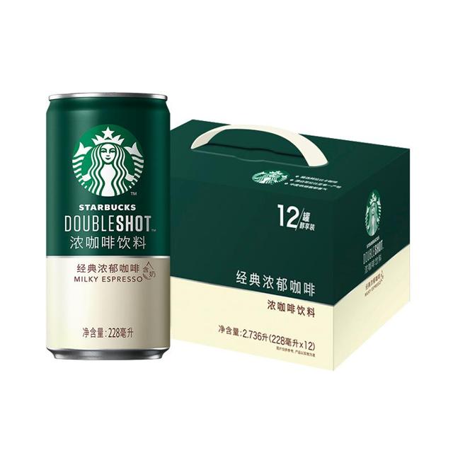 88VIP：STARBUCKS 星巴克 星倍醇小绿罐 228ml*12罐
