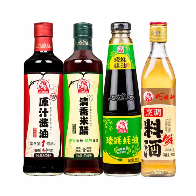 巧媳妇调味品4瓶组合装2030ml