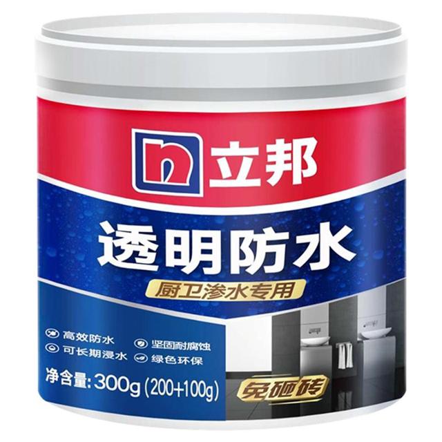 立邦 室内免砸砖透明防水胶 300g