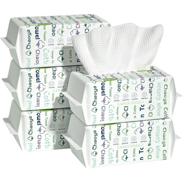 超亚医药 超亚婴儿棉柔巾干湿两用新生宝宝手口专用非湿巾加厚一次性洁面巾
