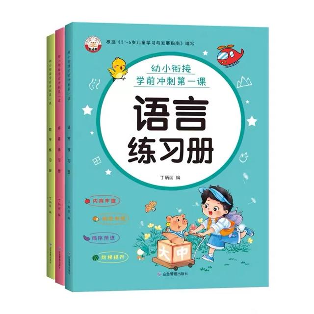 幼小衔接拼音语言数学练习册暑假一本通