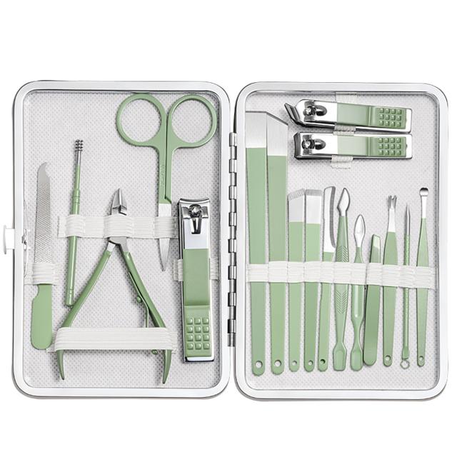 三根萝卜 剪指甲刀套装全套高档家用指甲钳多功能修脚工具挖耳勺指甲剪套盒