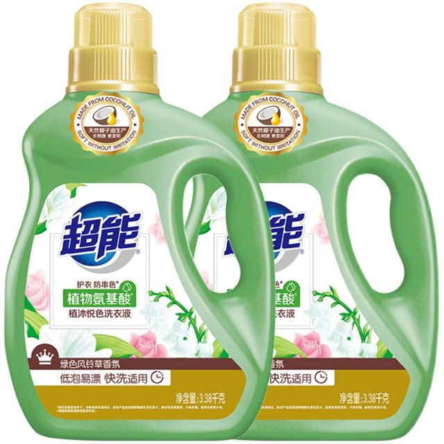 超能洗衣液整箱批家用实惠装机洗13.5斤持久
