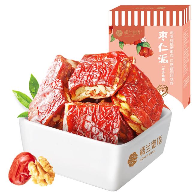 补贴6.9元到手 楼兰蜜语枣仁派218g