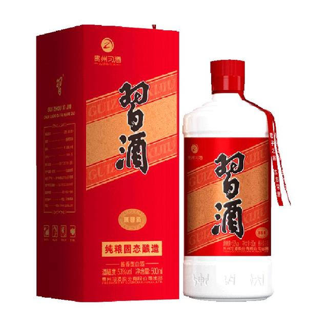 88VIP：XIJIU 习酒 圆习酒 53度 酱香型白酒 500ml单瓶装