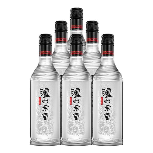 泸州老窖 二曲 黑盖 42%vol 浓香型白酒 500ml*6瓶 整箱装