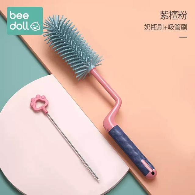 降价6.9 硅胶奶瓶刷360度旋转
