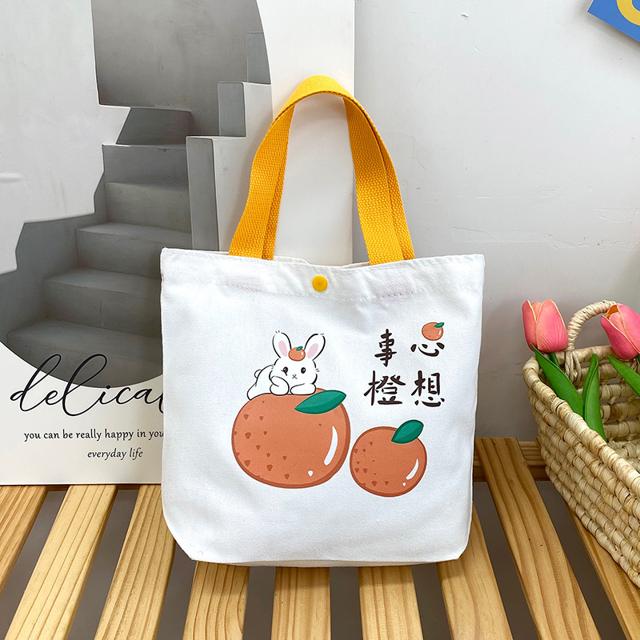 官补1.9 8款 网红ins卡通手提帆布包