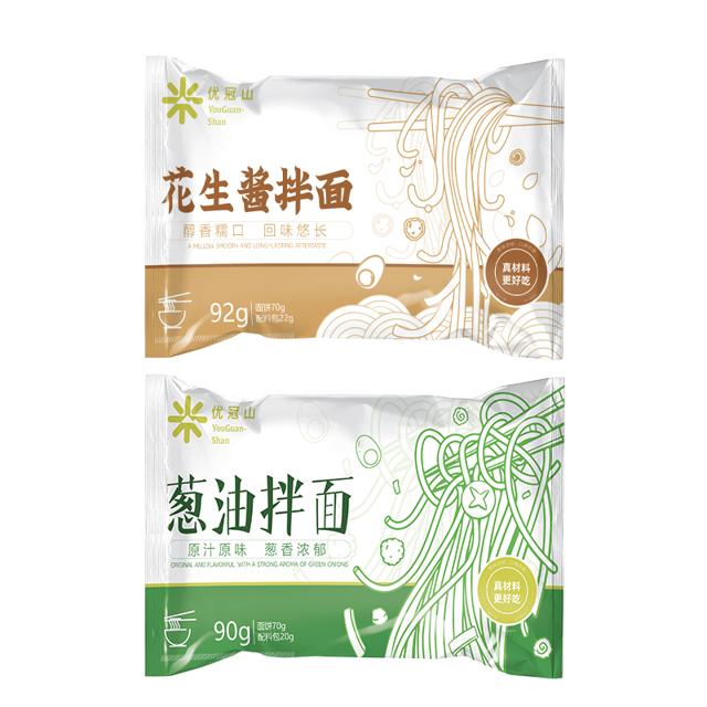 8袋 葱油拌面*4+花生酱拌面*4