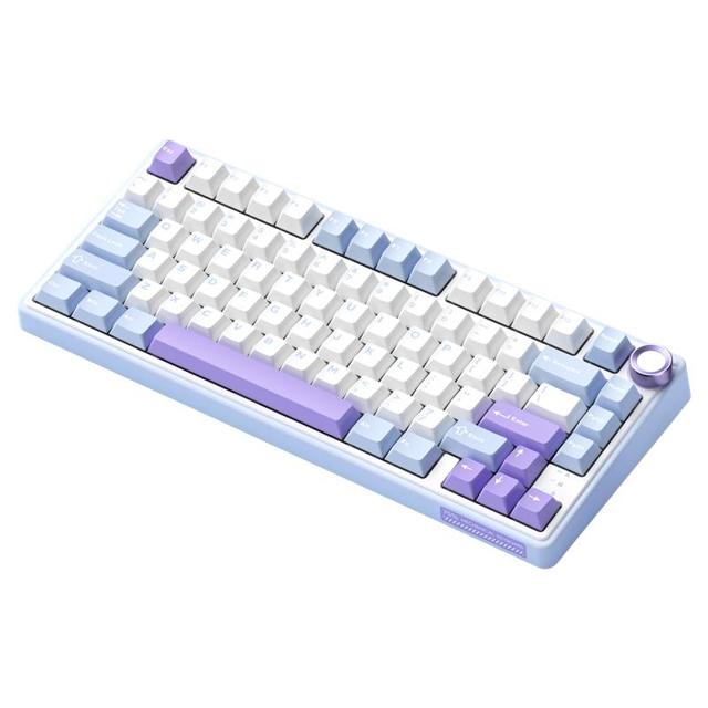 ROYAL KLUDGE R75 有线机械键盘 75键 青轴 蓝光