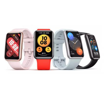 HUAWEI 华为 WATCH FIT new 活力款 西柚红 华为手表 运动智能手表 时尚轻薄 华为快充 炫彩大屏 健康管理