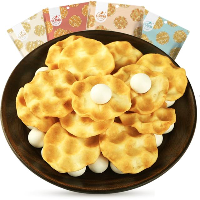 拍5件 红谷林石头饼共100gx5袋