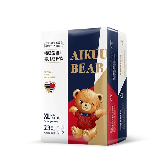 爱酷熊医护级认证拉拉裤纸尿裤