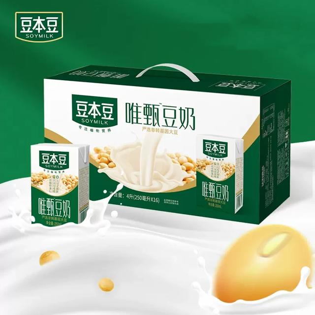 豆本豆唯甄原味豆奶250mlx16盒