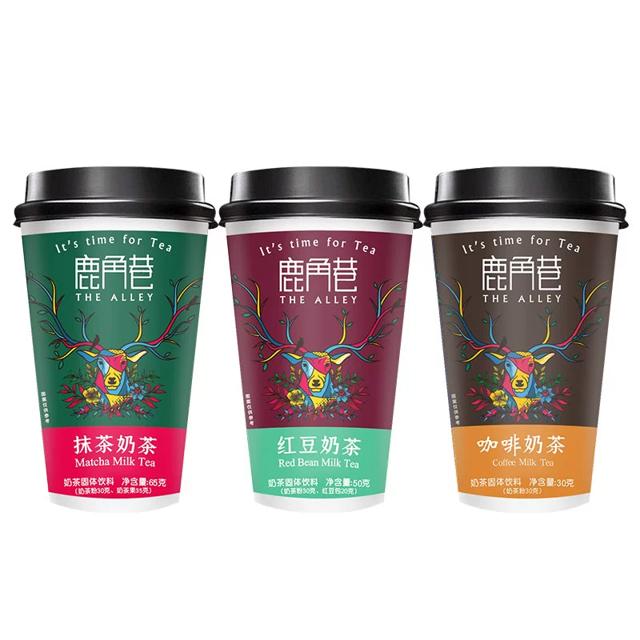 鹿角巷 网红奶茶混合口味8杯整箱