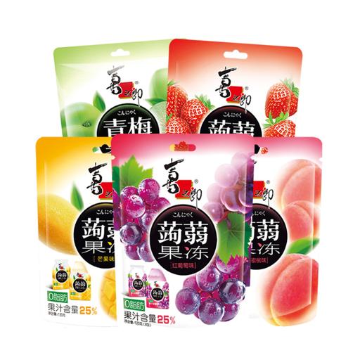 任选4袋 喜之郎蒟蒻果冻120g*4