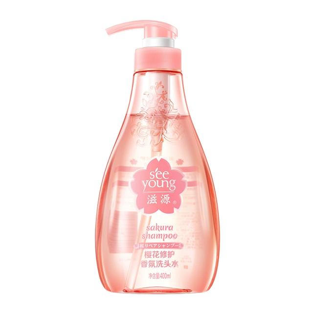 滋源无硅油樱花香氛修护洗发水400ml