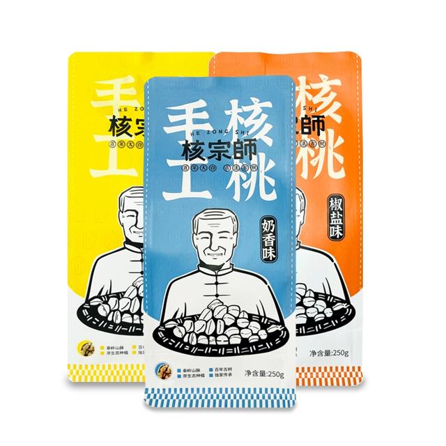 3袋 核宗师.手工椒盐烤核桃300g