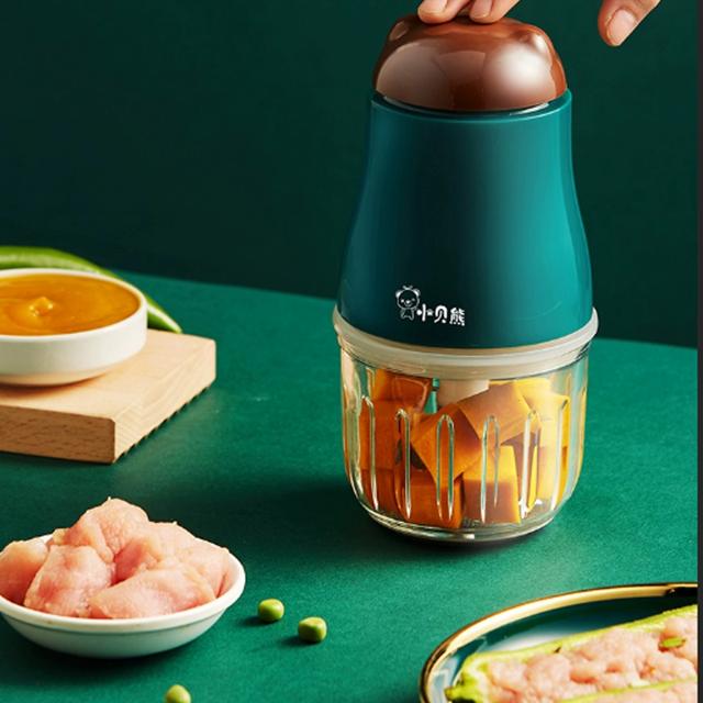 小贝熊辅食机婴儿绞肉机料理机6刀片