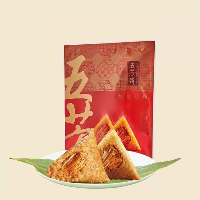凑单到手10.5 五芳斋猪肉粽100gx4