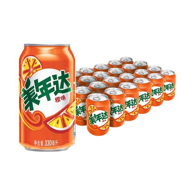 百事可乐美年达330ml*24罐（包装随机）